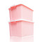 禧天龙citylong52L（580*420*310cm）收纳箱特大号家用宿舍衣柜衣服整理箱玩具储物盒单个装 粉色