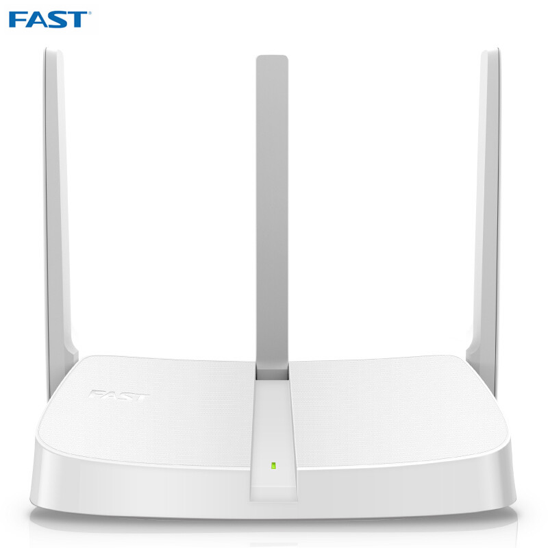 【精选】迅捷（FAST） FW313R 300M家用wifi无线路由器创新三天线
