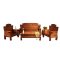 实木沙发组合整装客厅三人纯实木小户型榆木中式红木禅意仿古简约 组合_图片2