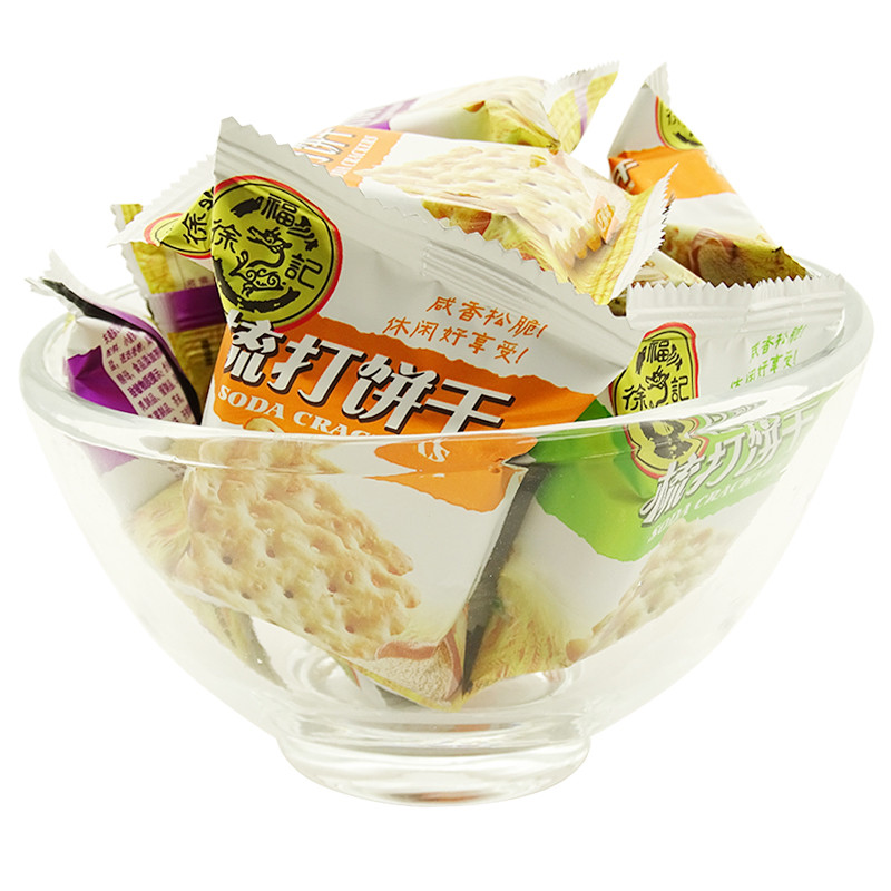 徐福记 梳打饼干 多口味散装500g高清实拍图