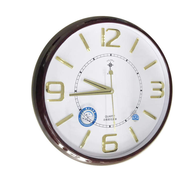 鲁运quartz3100静音挂钟简约时钟高清实拍图