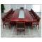 鑫金虎 大型会议桌油漆贴木皮长桌 4.5米（不含椅）