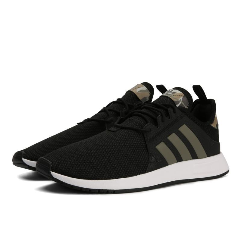 adidasOriginals阿迪三叶2018中性X_PLR三叶系列休闲鞋D96745 1号黑色/影迹货物褐/基础绿 42.5码