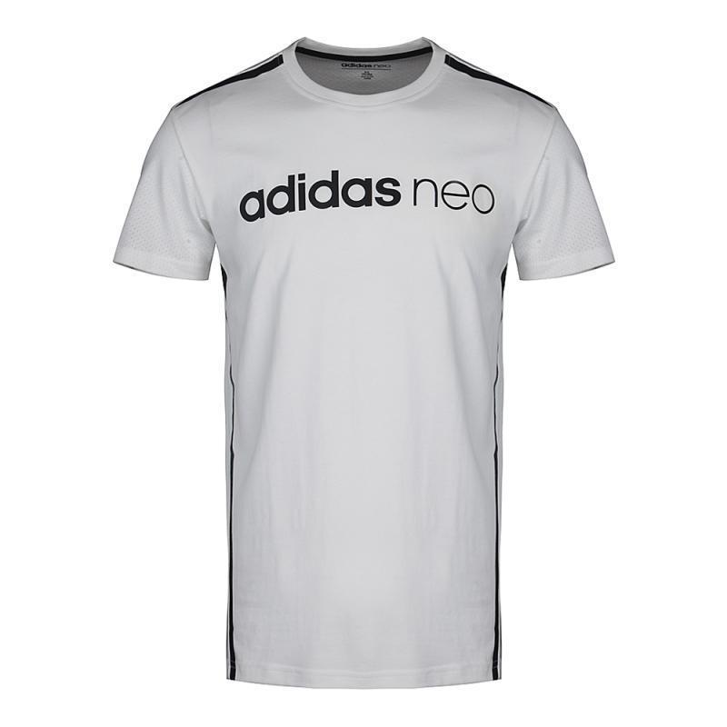 adidasneo阿迪休闲2018男子MCSCNTGRT4圆领短T恤_8 XXXL码 白