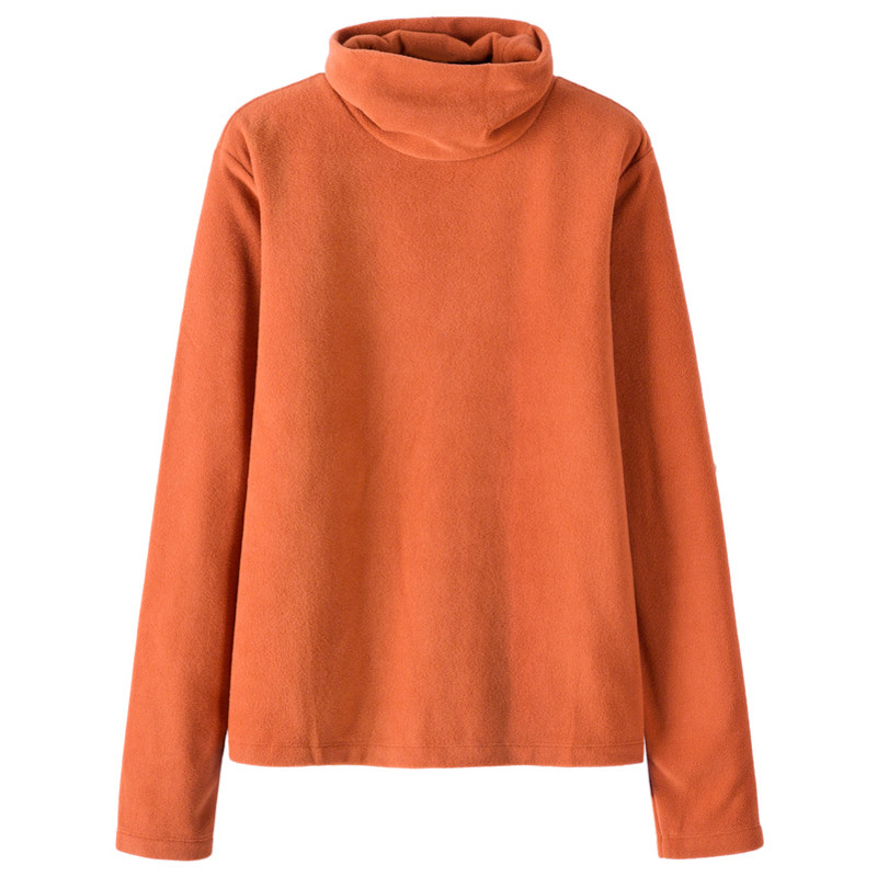 Semir森马 2018冬上新女长袖T恤 19008010205 橙红6510 170/92A/XL
