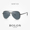 BOLON暴龙2018新款金属复古镜框太阳镜通用墨镜BL7017王俊凯同款 C10黑灰色