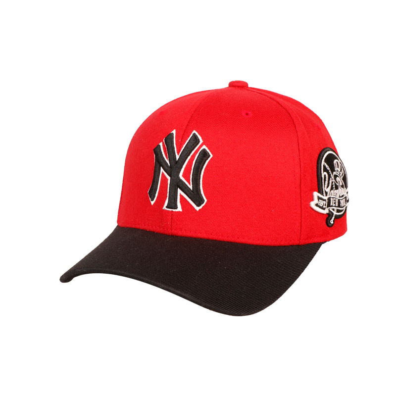 MLB棒球帽 男女通用百搭款ny封口帽 遮阳透气帽情侣款洋基队棒球帽子户外帽 红色32CP16711-50R（55）