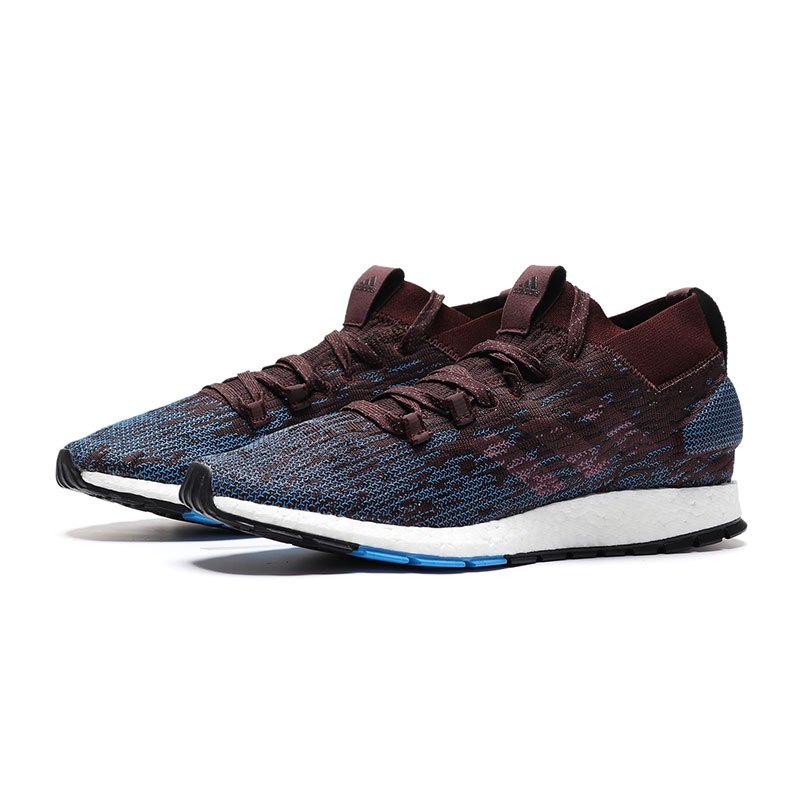 adidas男鞋跑步鞋新款PUREBOOST缓震休闲运动鞋CM8311 CM8311红棕+蓝色 43码