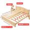 全实木床1.8米主卧双人床1.5米现代简约卧室1.2m原木出租房经济型_26_190 1000mm*2000mm_[原木加强款]__床+2*床头