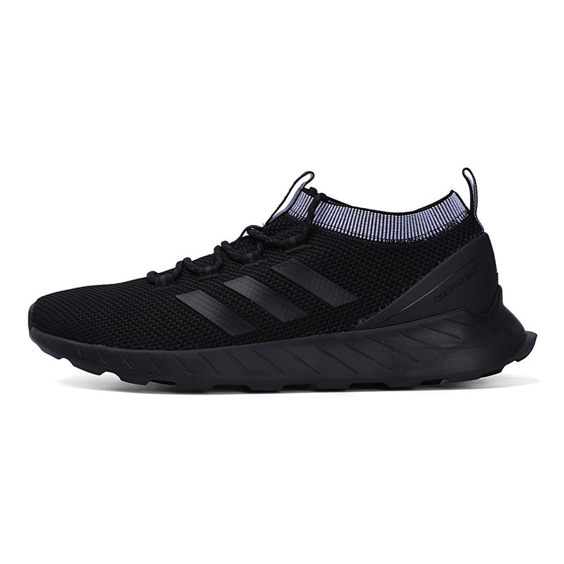 Adidas阿迪达斯Neo2018新款男鞋休闲舒适透气跑步鞋BB7197 1号黑色 40.5