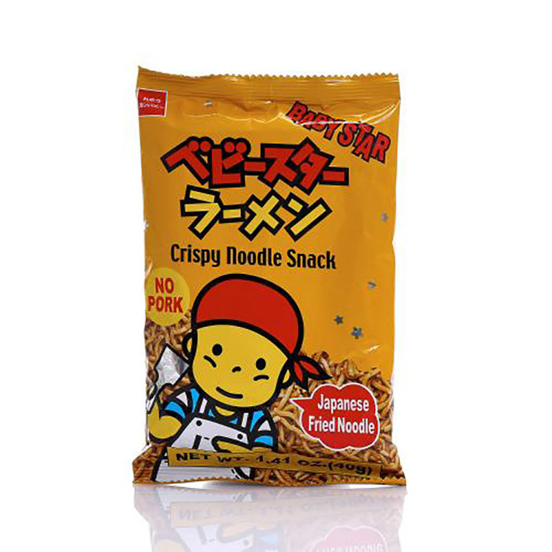 【中粮海外直采】贝贝星炒面味零食面 40g（日本 进口 袋）12袋