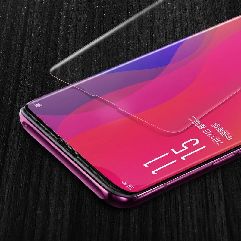 oppofindx钢化膜oppo find x手机膜全屏全覆盖findx膜uv水凝高清玻璃贴纸兰博基尼防爆保_210 OPPO_Find_X〖11D全覆盖★升级耐用〗【2片装】