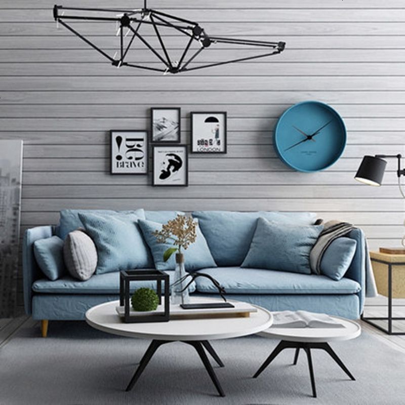 北欧风格家具客厅宜家小户型整装可拆洗三四人位现代简约布艺沙发_310_472 三人+左贵妃（265*160*85）_浅蓝色