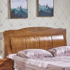 床头板实木现代简约欧式烤漆橡木床头靠背板1.5/1.8/2.0米白茬_374_375 其他_床尾