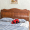 实木床头板简约现代1.8米1.5米双人床头中式2床靠背橡木白茬定制 1800mm*2000mm_106韩式套白可定做颜色
