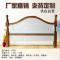 实木床头板简约现代1.8米1.5米双人床头中式2床靠背橡木白茬定制 1800mm*2000mm_153韩式套白可定做颜色