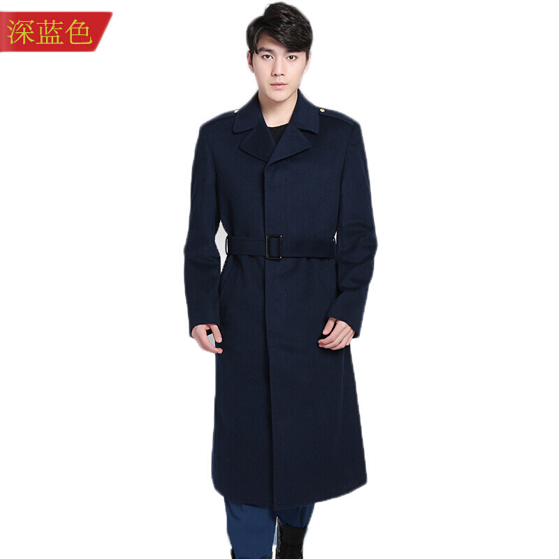 hoscene07式武干部军官羊绒毛呢子大衣陆校尉常服军大衣海军男女保暖
