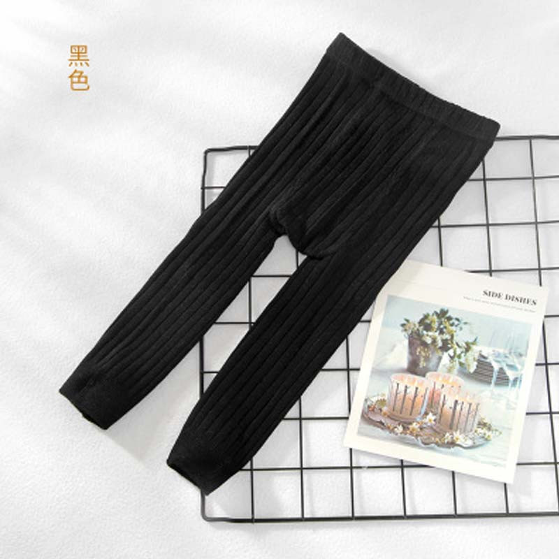 宝宝打底裤女0一1-3岁春秋薄款儿童婴儿大PP小童打底袜通用简约小清新婴童袜裤 18-20码建议【身高65-75cm】 黑色