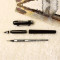 宝克(baoke)中性笔PC2248大容量商务办公签字笔水笔亮光黑色0.5mm0.7签名笔