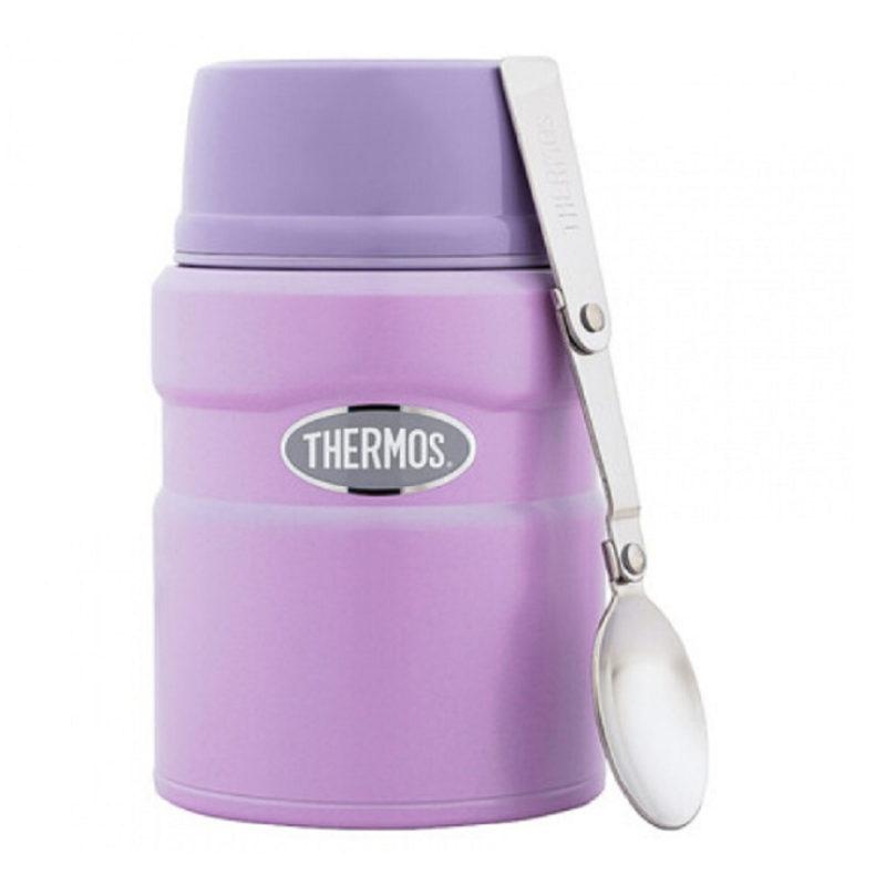 膳魔师（THERMOS） 焖烧杯儿童保温饭盒不锈钢粥桶汤罐TCLE-520S 3色可选 TCLE-520SPL紫色