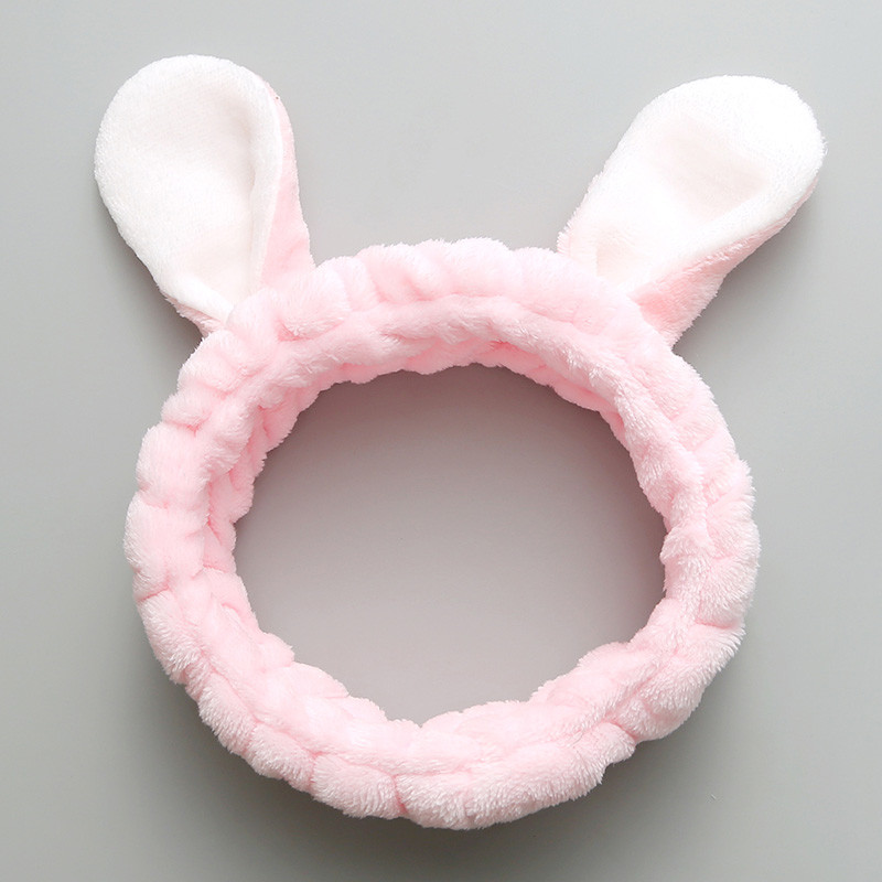 洗脸束发带 26#粉色兔耳朵