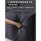 现代布艺床简约双人床1.51.8米软包储物床北欧小户型齐边主卧布床_319_148 1800mm*2000mm_主图高级灰色布艺床+1柜_如需