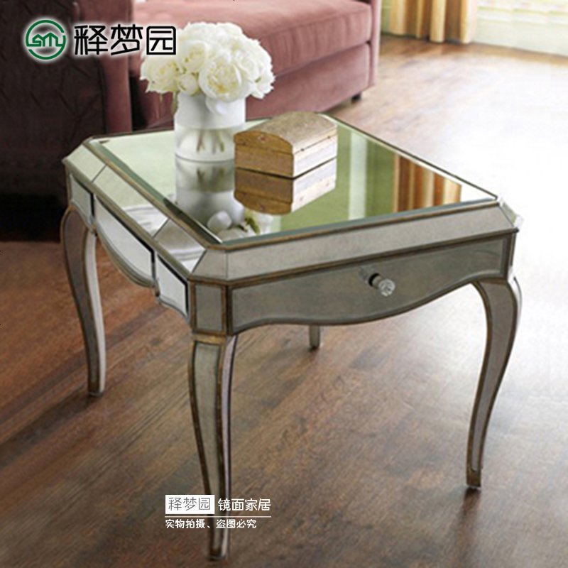 出口精品/茶几/玻璃茶几/仿古/咖啡桌/欧式家具/镜面家具 0814 默认颜色