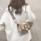 2018新款韩版潮ins勾勾包包女chic百搭斜挎包宽带港风复古小方包 绿色