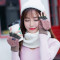 手套女冬可爱学生半指翻盖两用手套写字手套毛线手套针织手套_1 青色（现货）