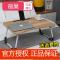 宿巢笔记本电脑桌做床上用书桌折叠桌懒人小桌子学生宿舍学习桌小桌板_0 加大绿带托杯卡槽月亮形长70宽50高29厘米