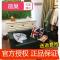 宿巢油蜡皮服装店沙换鞋凳鞋柜床尾小沙理店美工作室沙_6 浅绿色1.24米草绿麻布