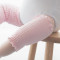宝宝护膝学步婴幼儿小孩爬行棉婴儿夏天运动护膝盖脚套简约纯色四季通用配饰脚套 建议0-3岁均码 粉色