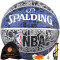 斯伯丁SPALDING篮球室外篮球83-176橡胶材质NBA涂鸦系列Blue耐磨7号标准篮球 个性涂鸦蓝灰色84-478
