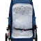 婴儿车凉席垫冰丝手推车凉席婴童安全座椅餐椅通用夏季凉快降温垫 其它 车席整体蓝色送蚊帐