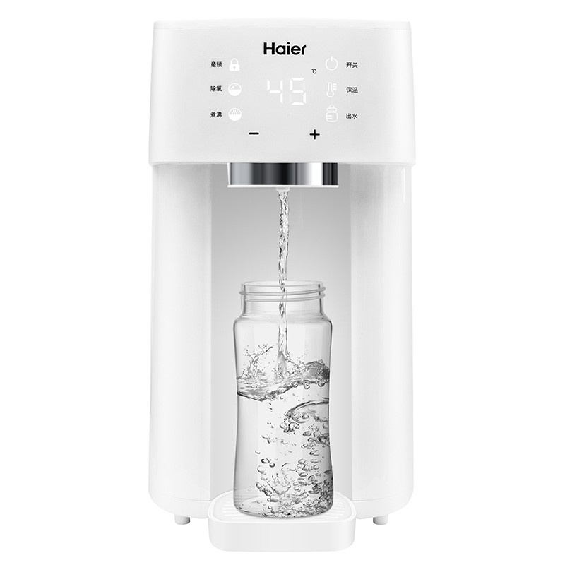 海尔（Haier）恒温调奶器 多功能冲泡奶粉机婴儿不锈钢恒温水壶 1.7L HBM-D170