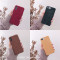 简约灯芯绒6s苹果x手机壳XSMax/XR/iPhoneX/8plus/7p女款ipho 7plus/8plus棕色
