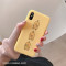 可爱卡通6s苹果x手机壳XSMax/XR/iPhoneX/8plus/7p女款iphon_14 7plus/8plus黄底