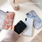 网红大理石6s苹果x手机壳XSMax/XR/iPhoneX/8plus/7p女款ipho iPhoneXSMax淡蓝