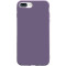 素色简约软壳6splus苹果x手机壳iPhoneXS/7/8plus女款个性硅胶套 6plus/6splus深紫
