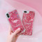 火烈鸟流沙6s苹果x手机壳XSMax/XR/iPhoneX/8plus/7p女款ipho_1 6/6s大火烈鸟