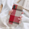 秋冬毛呢6s苹果x手机壳XSMax/XR/iPhoneX/8plus/7p女款iphon_10 iPhoneXR红色