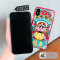 猪年卡通财神爷XS苹果7plus手机壳iPhoneXmax可爱创意X软壳8p女6s 苹果XsMax蓝底Q版财神爷财来IMD软壳