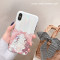 美少女猫咪XSMax/XR苹果X手机壳iPhoneX/6s/7p/8Plus女款ipho iPhoneX/XS白底