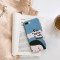 ins夏日女孩XSMax/XR苹果X手机壳iPhoneX/6s/7/8Plus女款iph 6plus/6splus蓝底举手