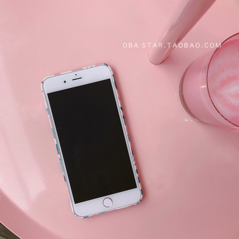 文艺叶子XSMax/XR苹果X手机壳iPhoneX/6s/7p/8Plus女款iphon 7/8代5.5plus