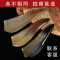 牛角梳子正品天然按摩头部经络梳家用防脱静电纯刻字红檀木梳 18CM左右家用推荐
