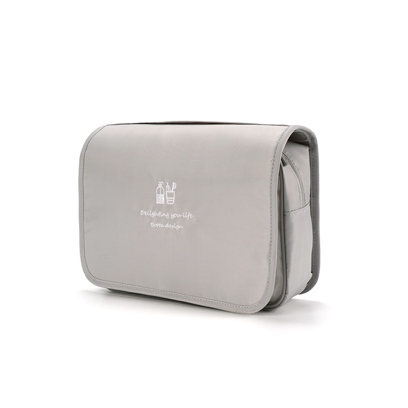 旅行洗漱包户外防水化妆包女男便携旅游出差收纳袋大容量韩国可爱_5 灰色