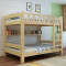 实木儿童床上下铺高低床子母床双层床多功能上下床宿舍床成人松木_139_925 1350mm*2000mm_原木免漆加抽屉_更多组合形式