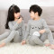 [促销]2-13岁儿童内衣套装纯棉家居服睡衣男女小中大童秋衣秋裤棉毛衫薄 100码建议身高88-98CM 龙猫主图