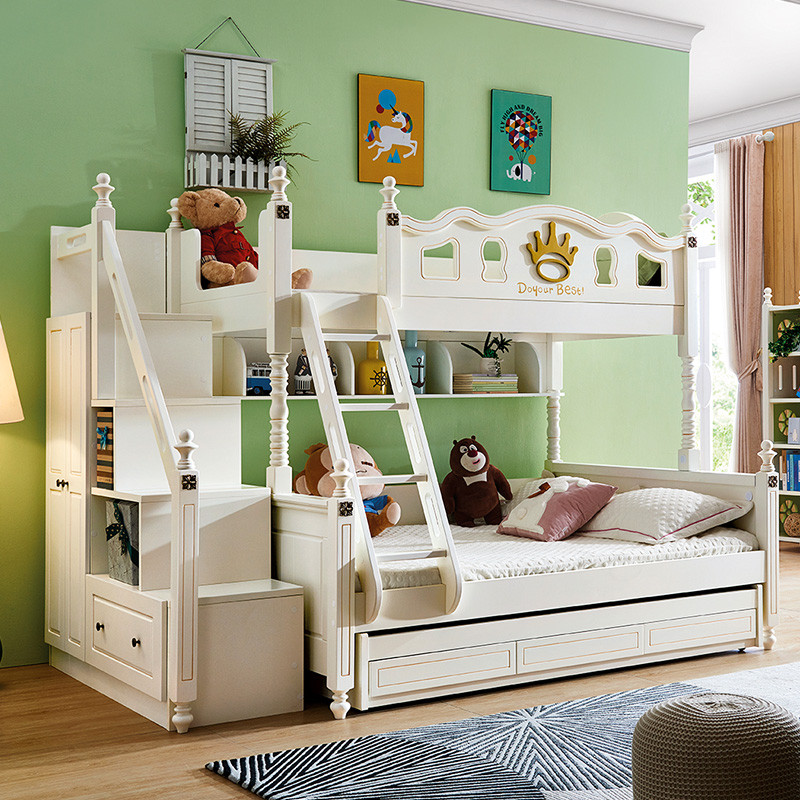 A家家具 儿童床 ET2018 1.5米高低子母床